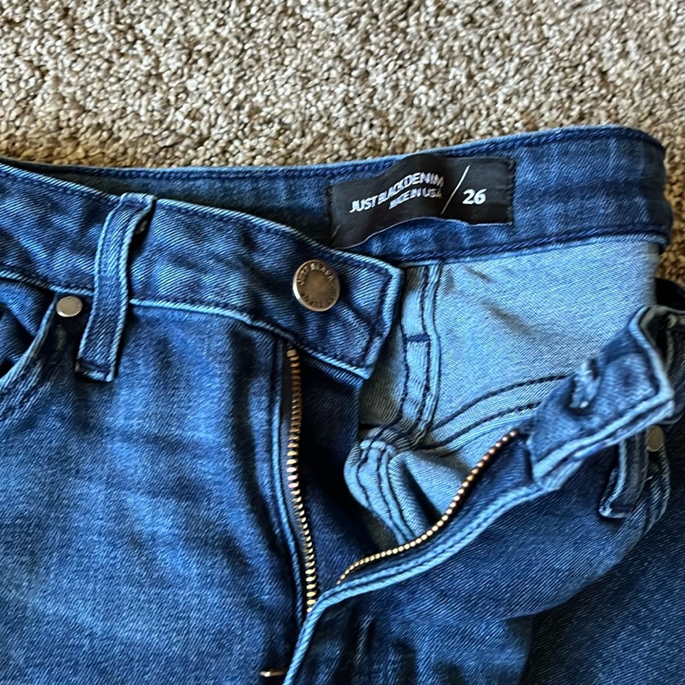 Womens Just Black Jeans